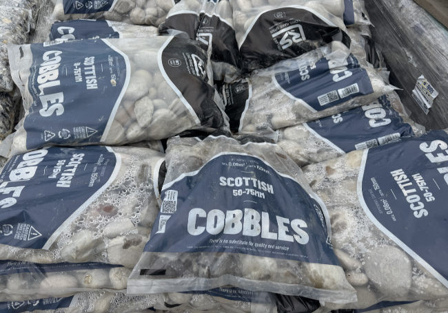 50-75mm Scottish Cobbles 20kg Bag