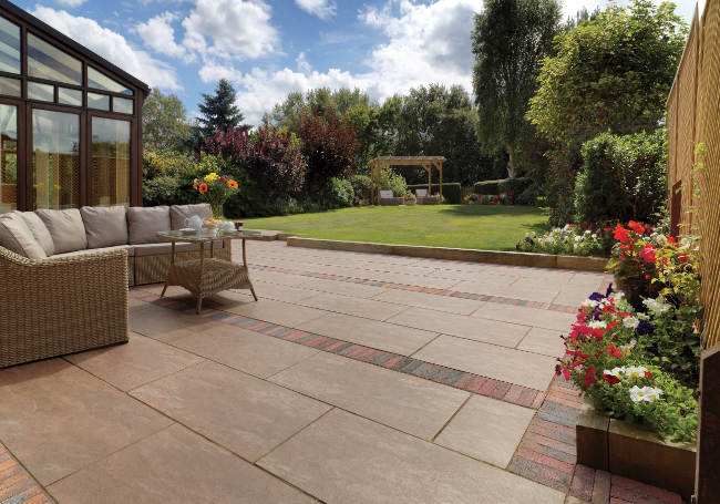 Pavestone Dolomite Sunset Porcelain Paving 1000x500mm