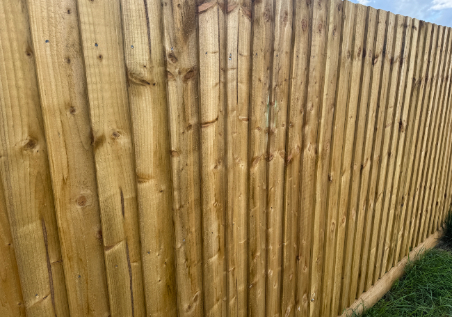 Complete 1.8 metre (6ft) Timber Feather Edge Fencing Kit