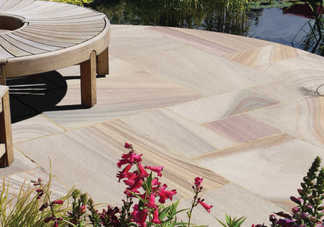 Digby Stylis Sunrise Sandstone 15.28m² Paving Pack Digby Stylis Sunrise Sandstone 15.28m² Paving Pack