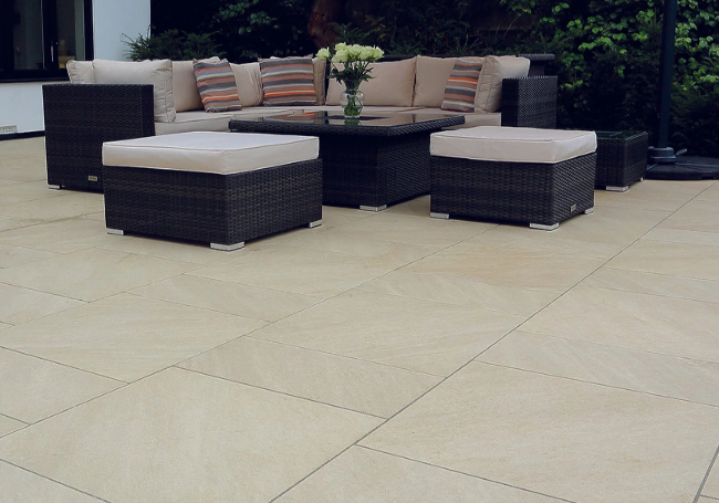 Bradstone Mode Profiled Honey Gold Porcelain 18.36m² Paving Pack Bradstone Mode Profiled Honey Gold Porcelain 18.36m² Paving Pack