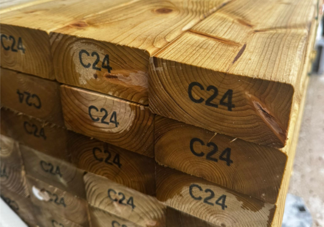 47x100mm C24 Treated Timber (2" x 4")