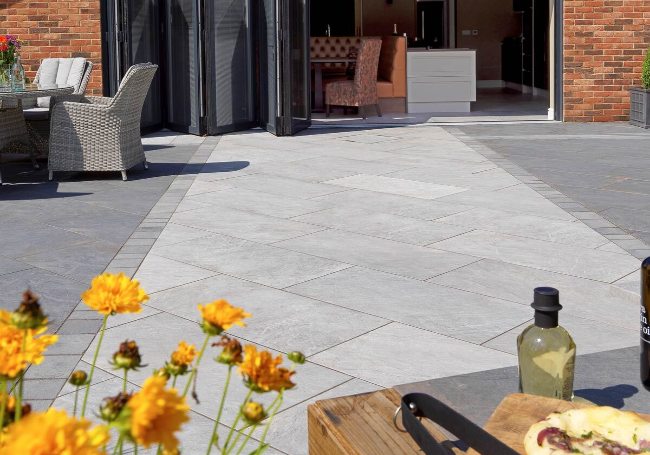 Pavestone Dolomite Moon Porcelain Paving 1000x500mm