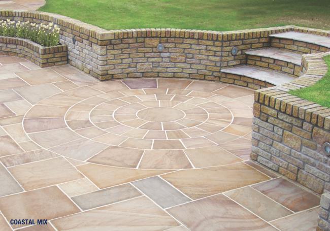 AWBS Meadow Blend & Coastal Mix Paving Circle