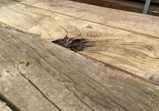 Hardwood Oak Sleepers 2400x200x100mm