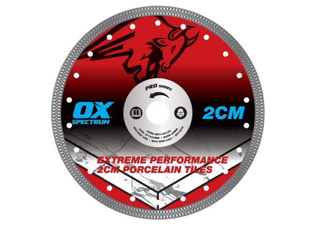 Ox Tools Spectrum Superior Pro 2CM Diamond Blade