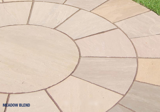 AWBS Meadow Blend & Coastal Mix Paving Circle